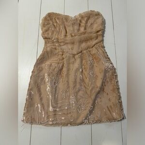 Sabo Luxe Strapless Dress